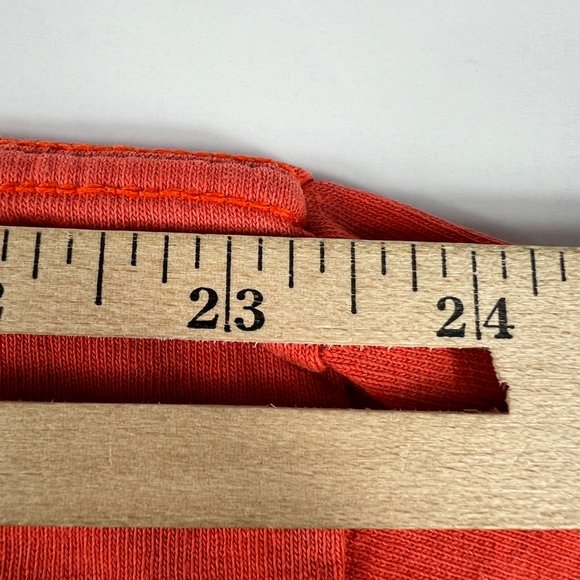 VTG Nike New York Met Center Swoosh Ringer Shirt Extra Large Orange Thrashed Tee - Picture 16 of 16